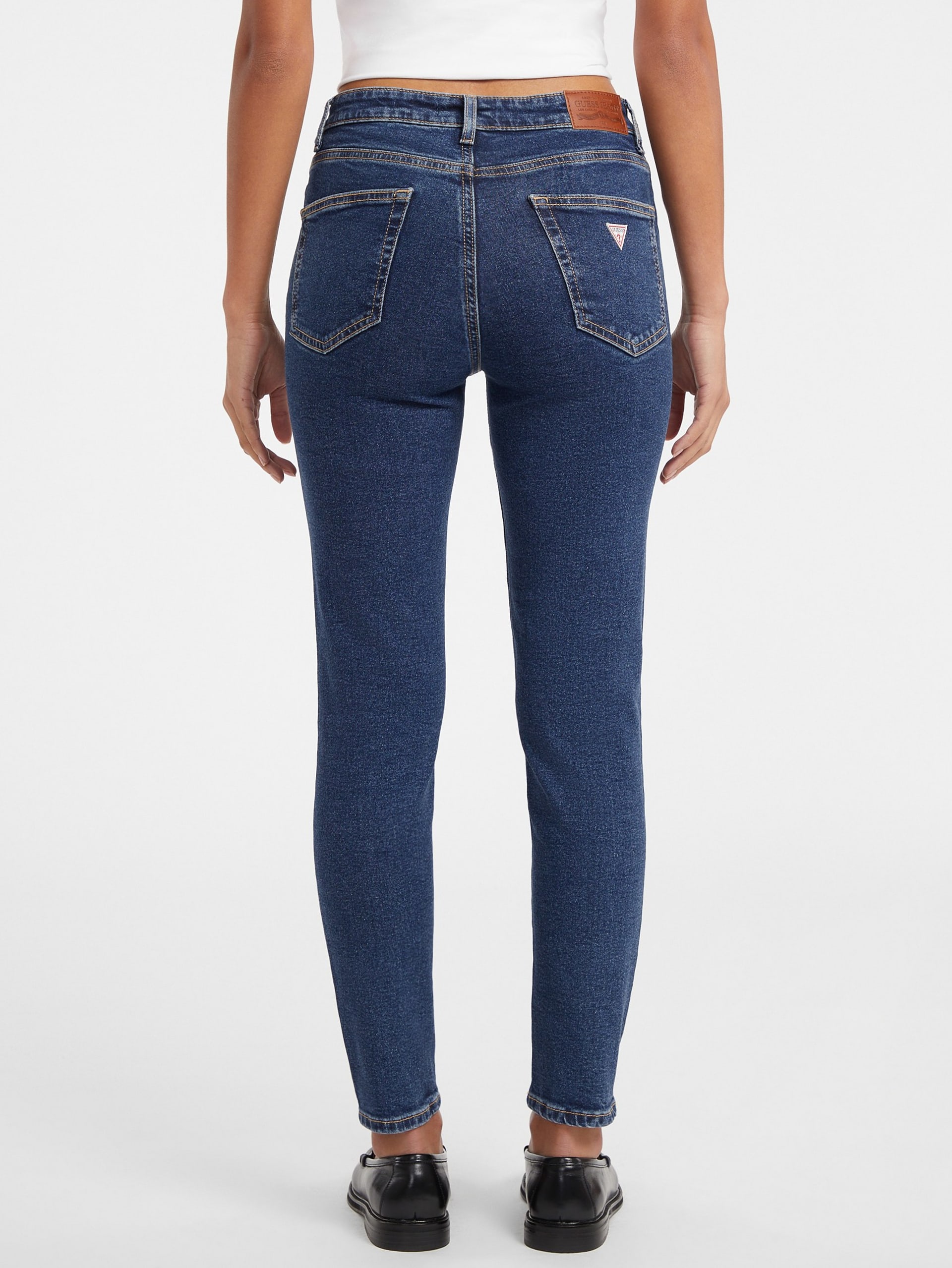 Calça jeans skinny de cintura alta G05