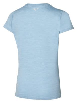 Maillot manches courtes Mizuno Impulse Core Bleu Femme