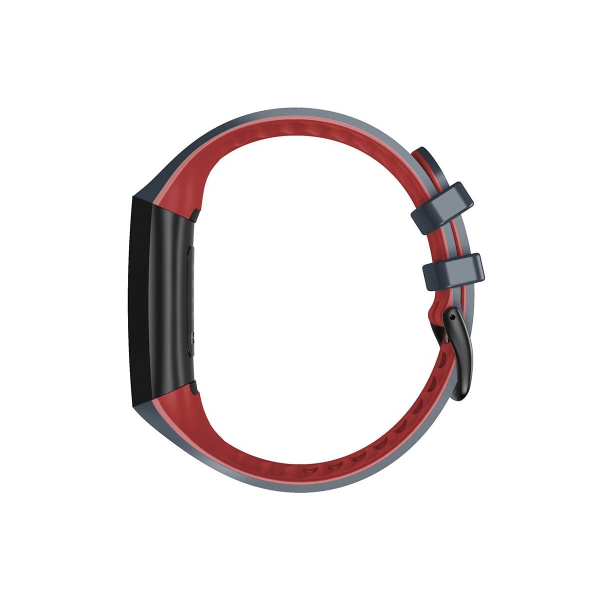 Twin Sport armbånd Fitbit Charge 4 - Mørk grå/rød