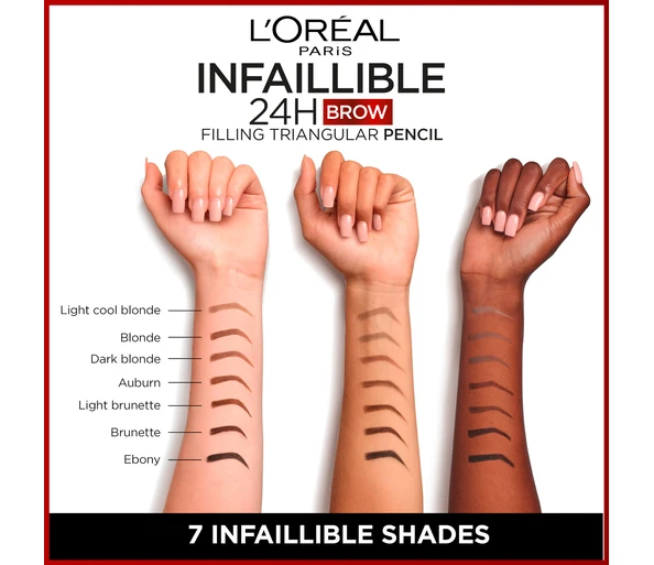 L'ORÉAL PARIS Eyebrow Pencil Brow Xpert Triangular Brow Pencil1.0 Black