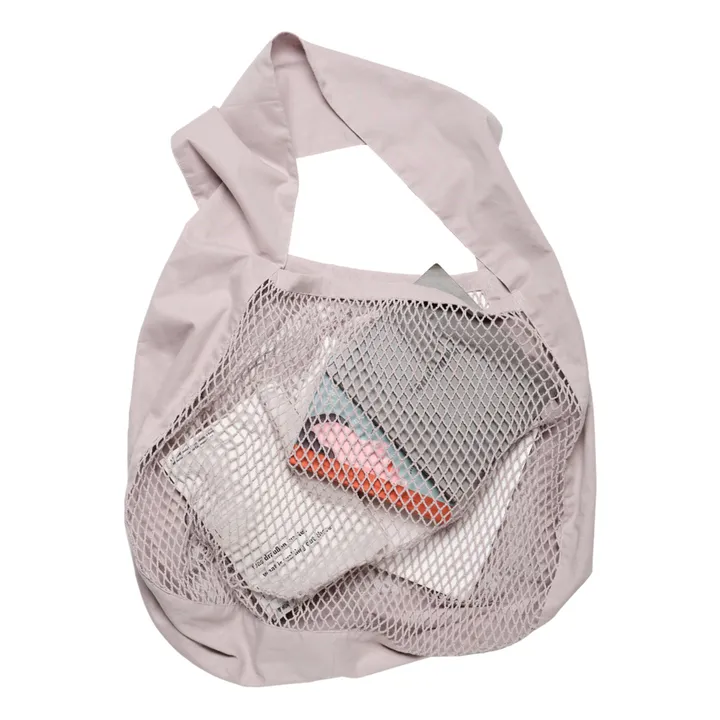 The Organic Company Sac filet porté épaule en coton bio | Lilas