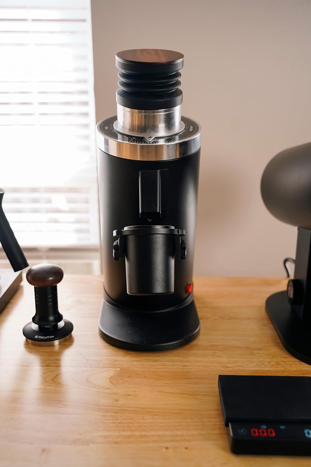 MiiCoffee DF64 II Kaffeemühle mit Einzeldosierung (Schwarz)