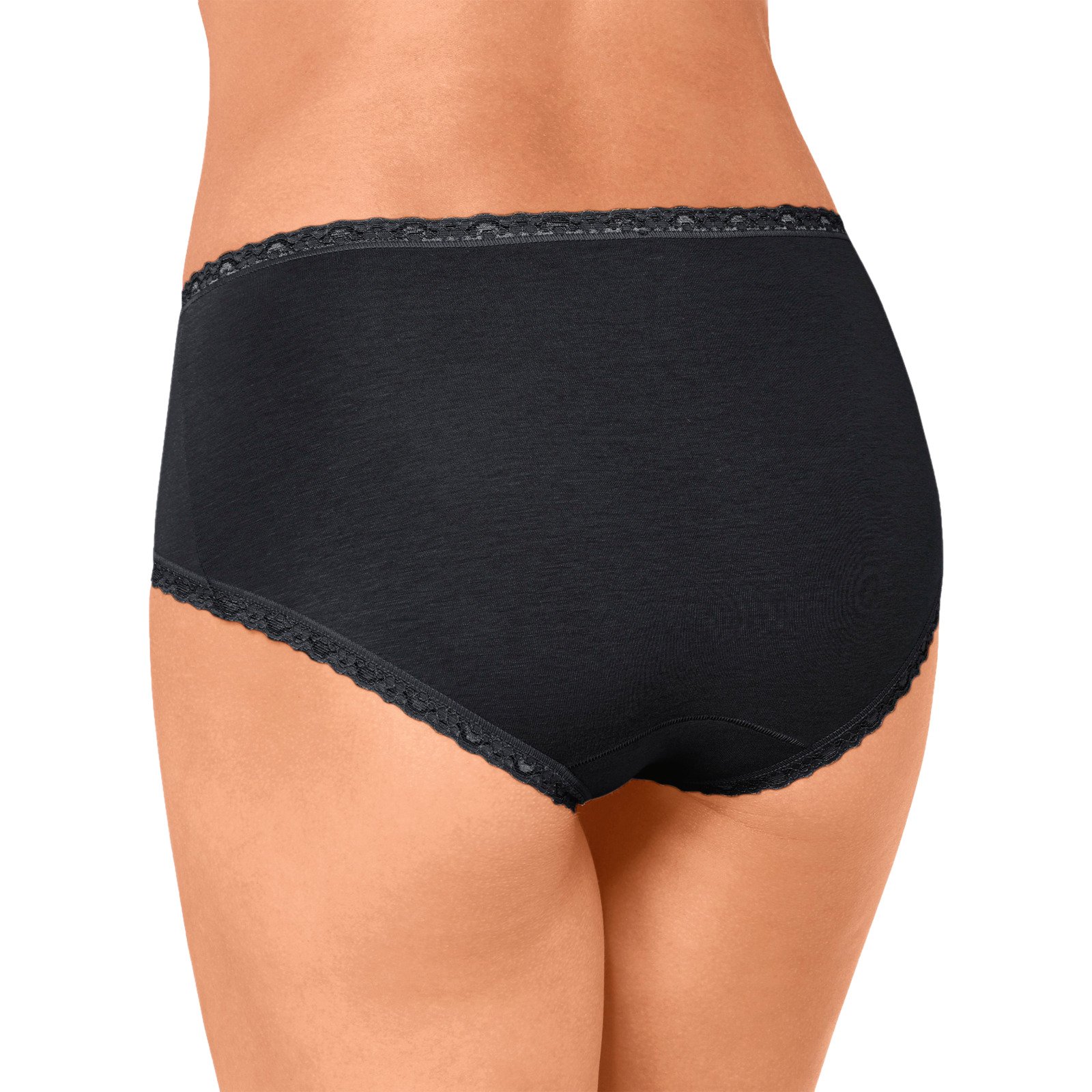 Sloggi Damen-Slip 24/7 Cotton Lace Midi, 3er-Pack 46