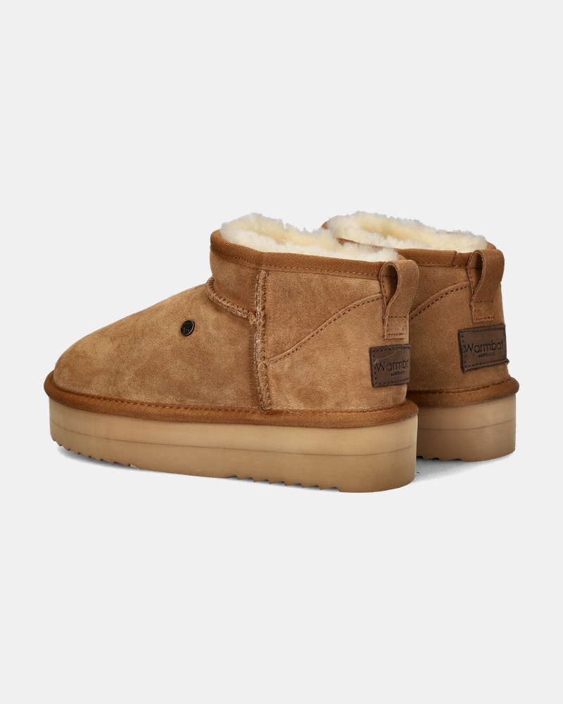 Warmbat Australia Durack Plateau Gevoerde boots  - cognac