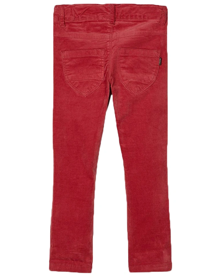 Leggings NMFPOLLY TWIATOLIVS in rot
