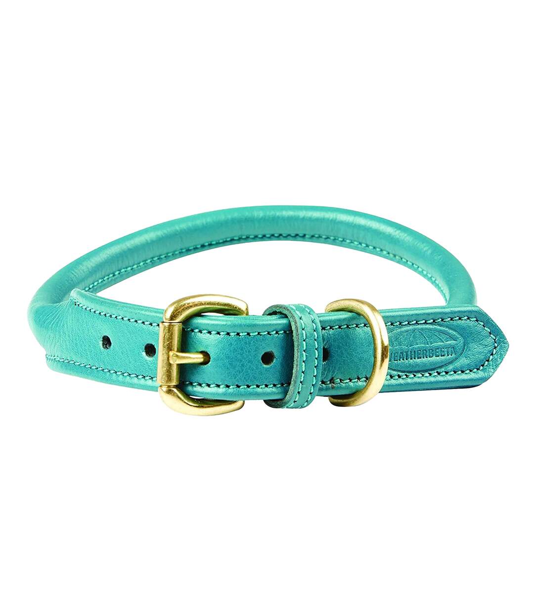 Weatherbeeta - Collier cuir - Chien (Bleu clair) (XL) - UTWB1256