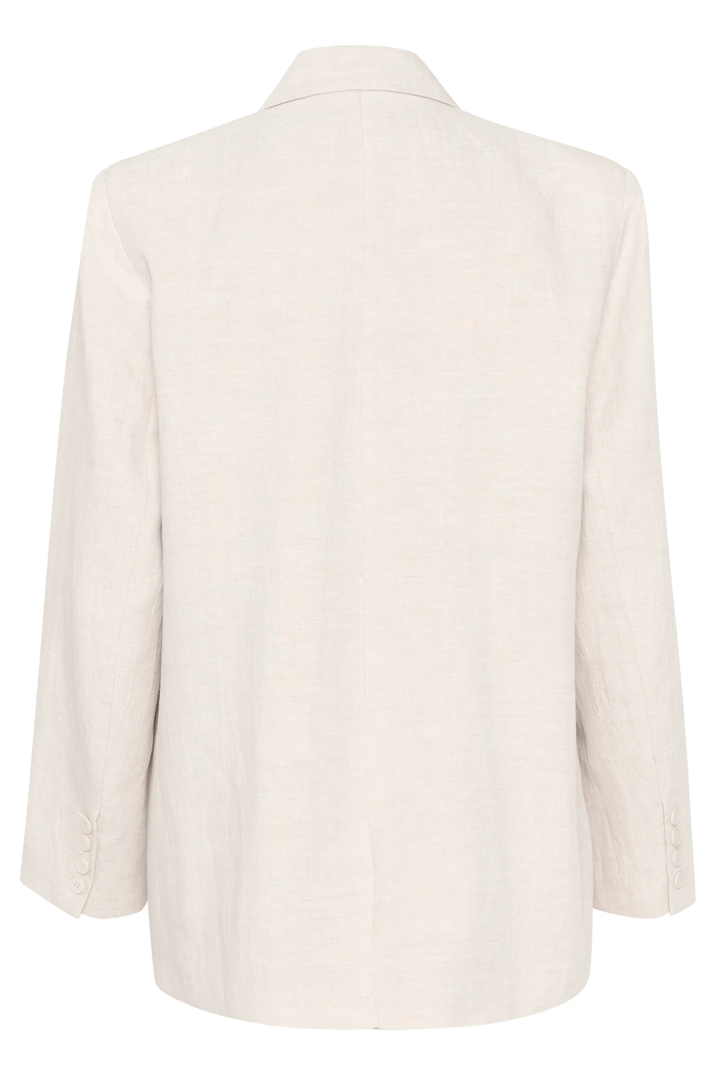 GESTUZ  LizaGZ Linen blazer - Tammy Light Sand