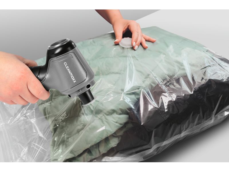 CLEANmaxx Akku-Handsauger Zyklon Plus Anthrazit Kleiner und leistungsstarker Staubsauger