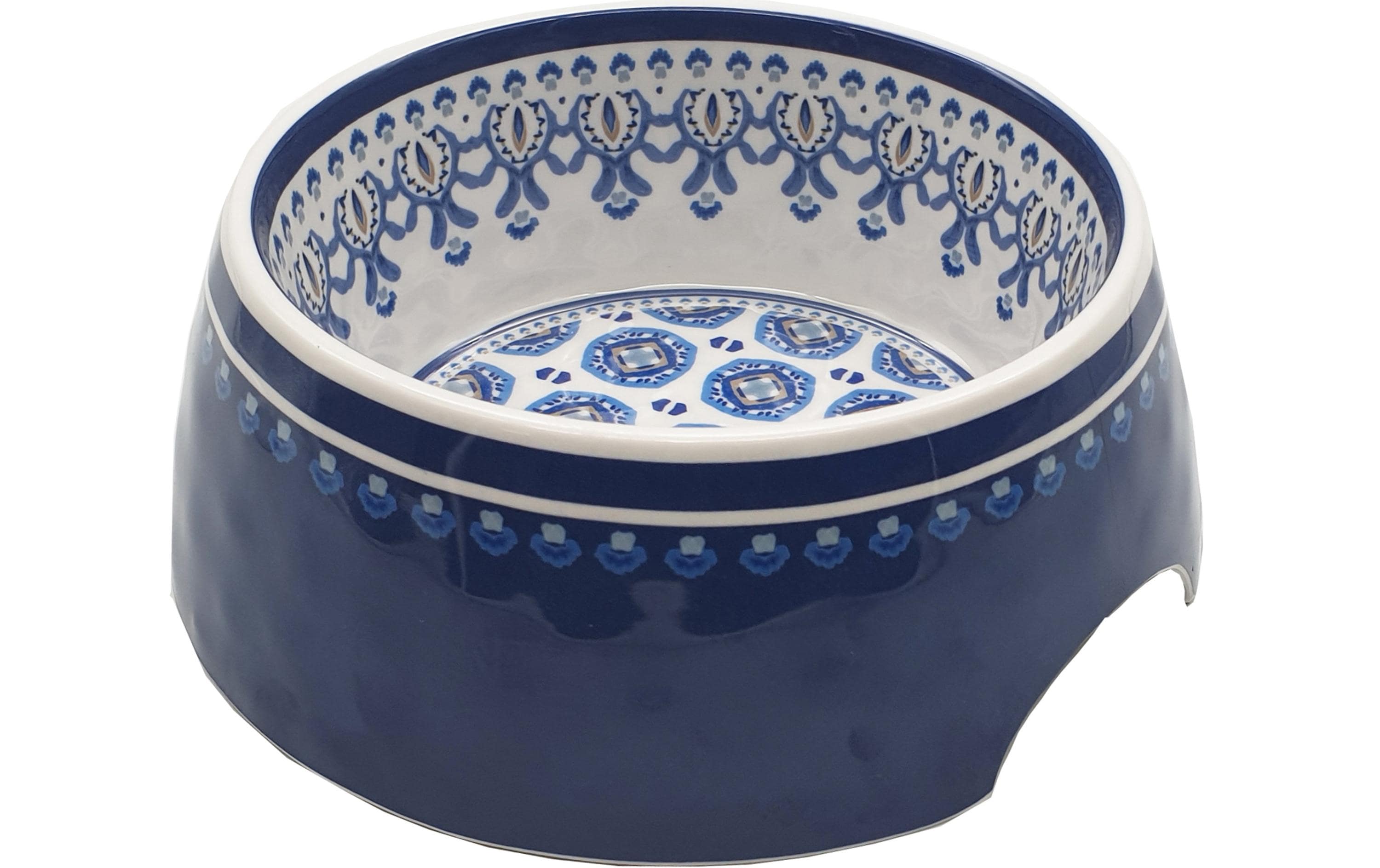Kunststoffnapf Moroccan Indigo Ø 14 cmFutternapf/Wassernapf für Hunde,
