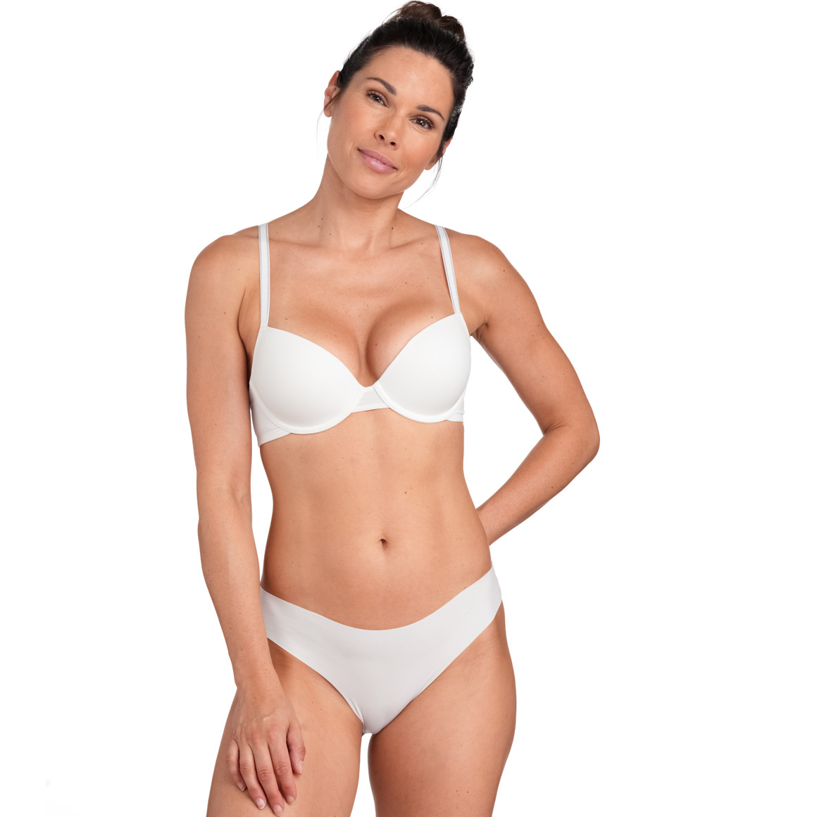 Gina Benotti Damen Bügel-BH im Basic-Look weiss