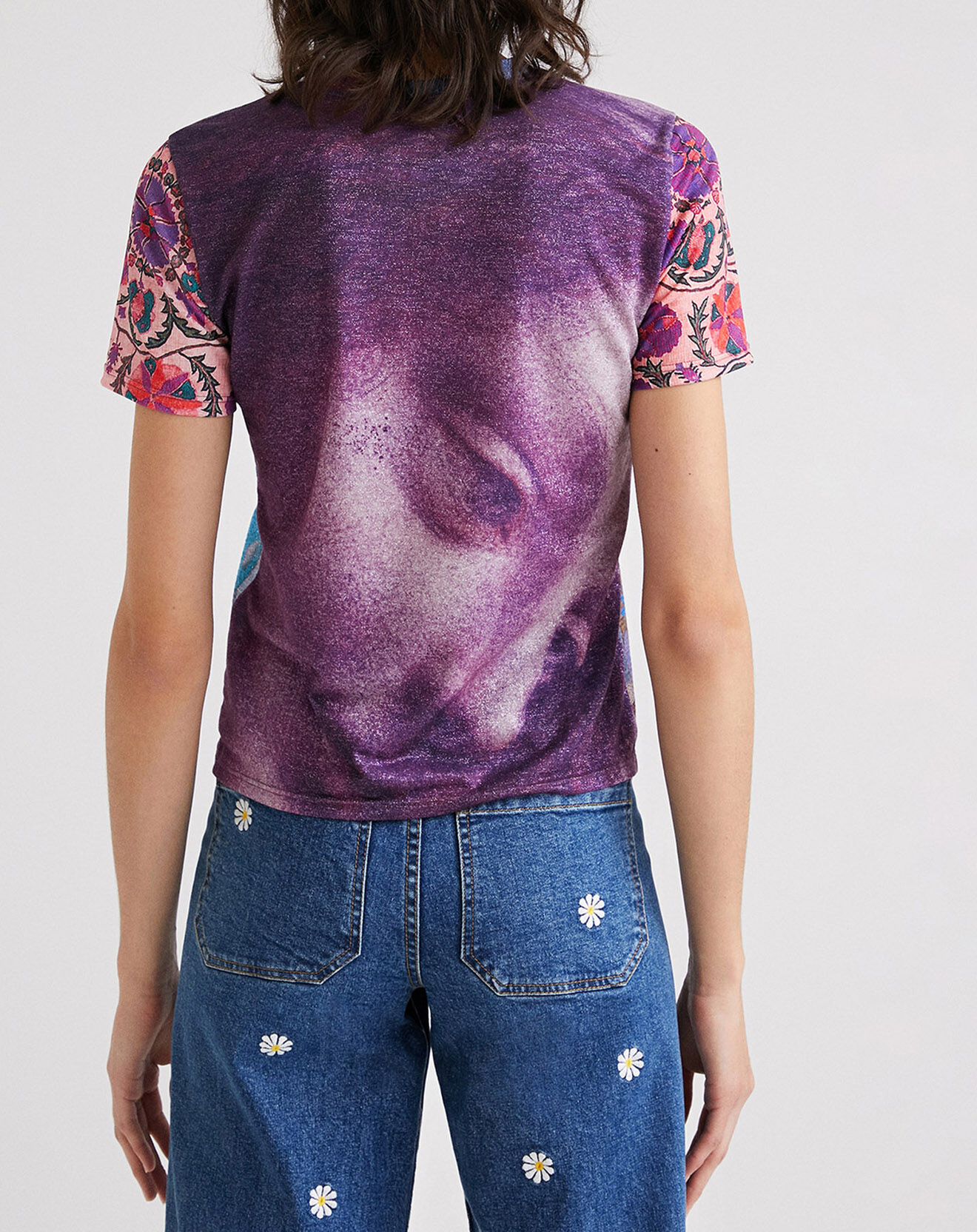 Desigual Top Brune multicolore