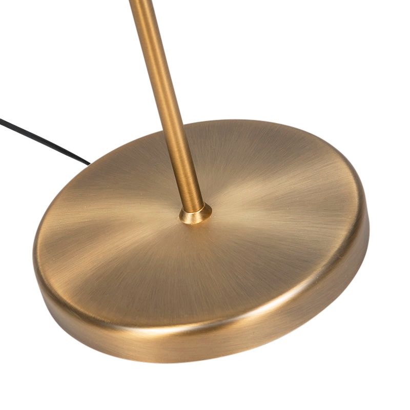 Smart klassieke vloerlamp brons met wit incl. WiFi A60 - Ladas Fix