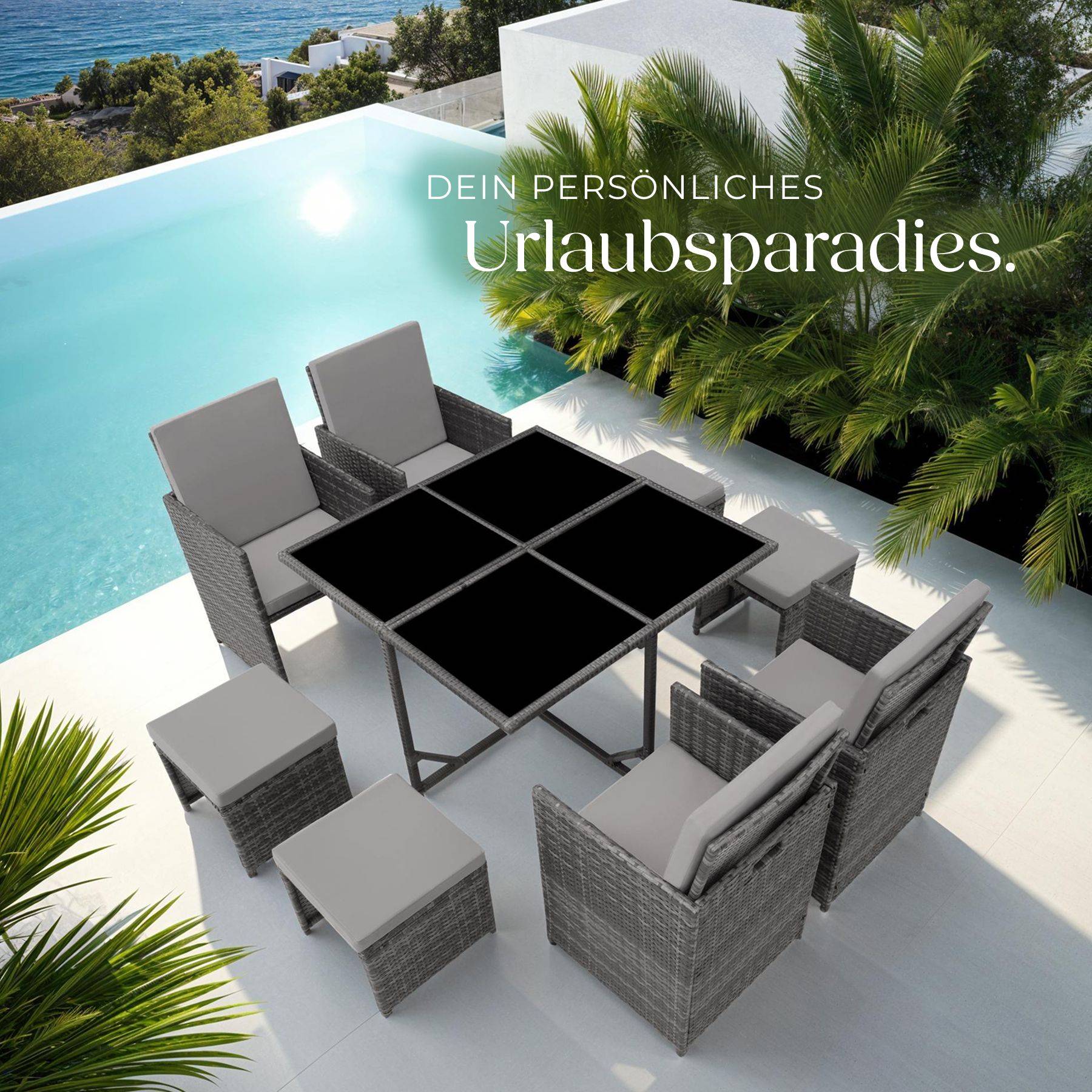 Rattan Sitzgruppe Bilbao