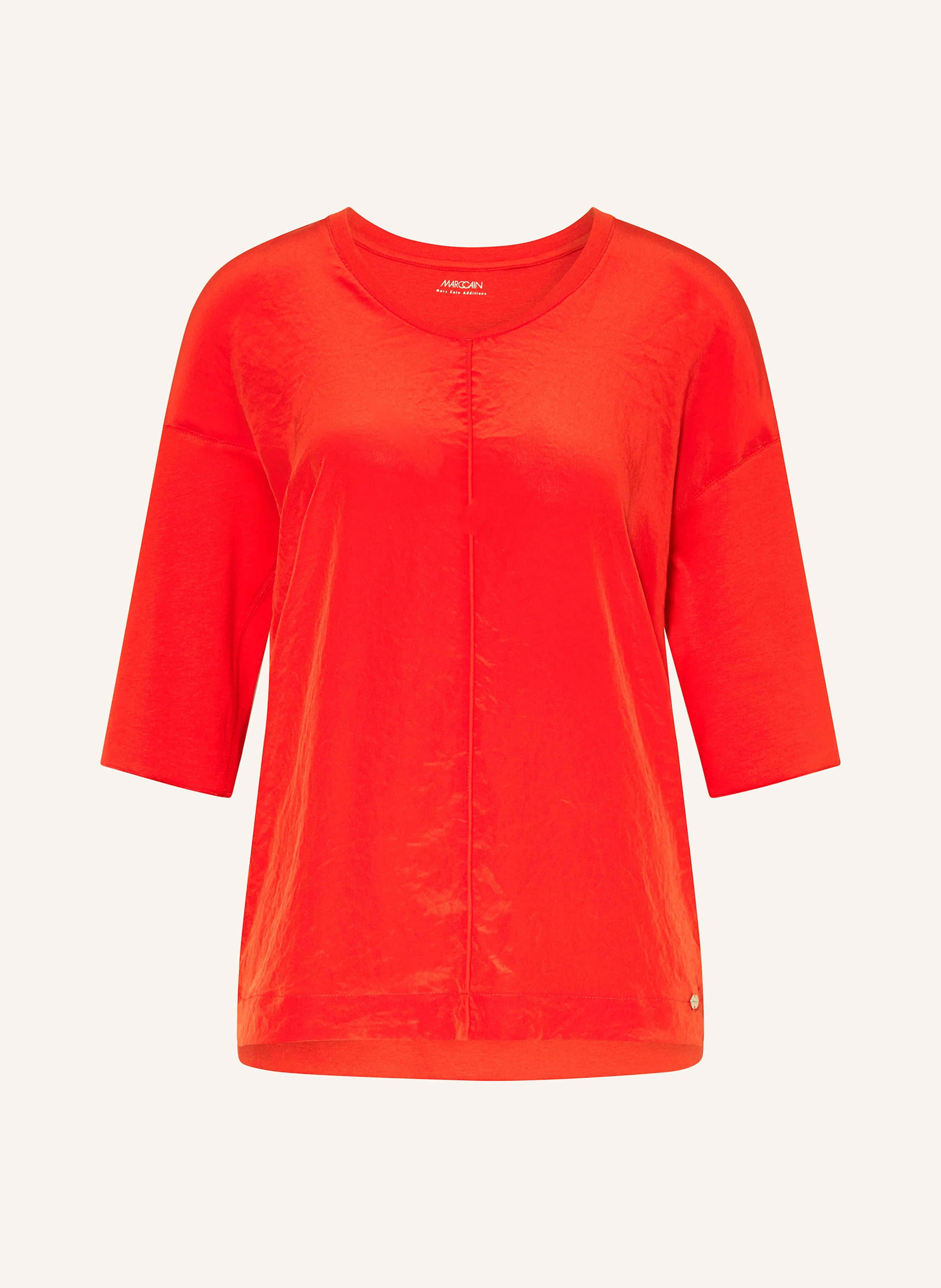 MARC CAIN Blusenshirt im Materialmix mit 3/4-Arm