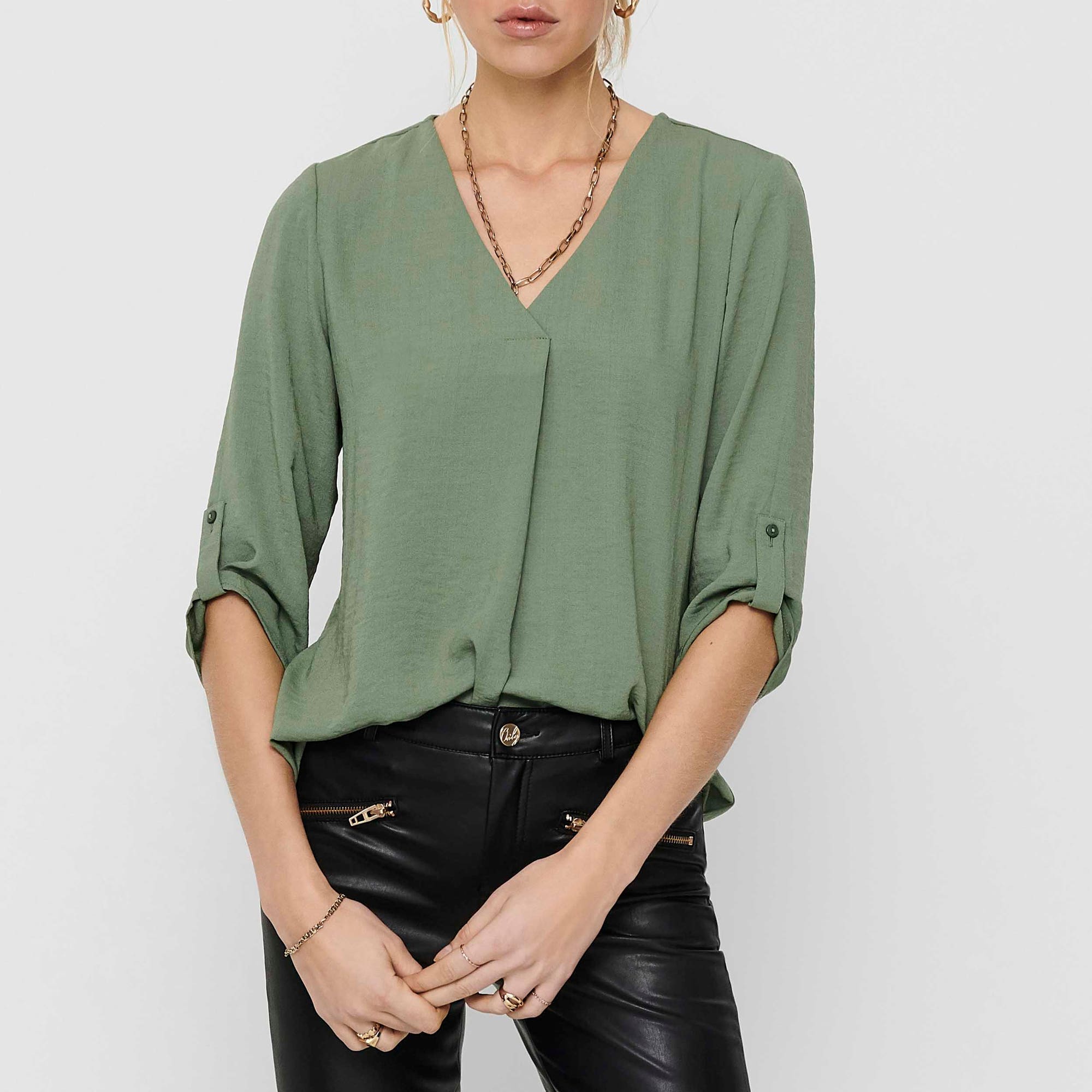 Blouse Femme kaki