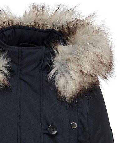 Kids Only Jacke - Noos - KogIris - Night Sky/Fur Light Gre