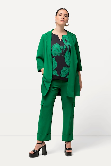 Blazer, Reverskragen, Knopfverschluss, 3/4-Arm