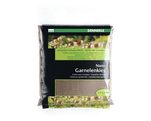 Nano Shrimp Gravel DENNERLE Sulawesi 2 kg zwart