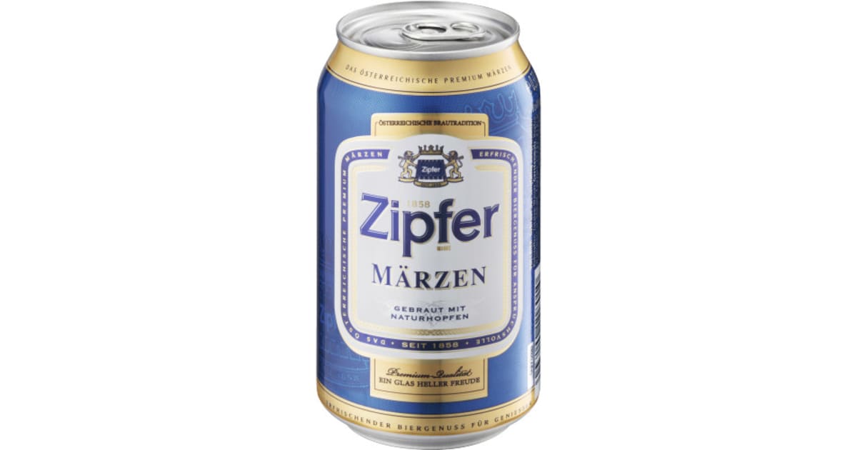 Zipfer Märzen 0,33 Liter Dose (Einweg)