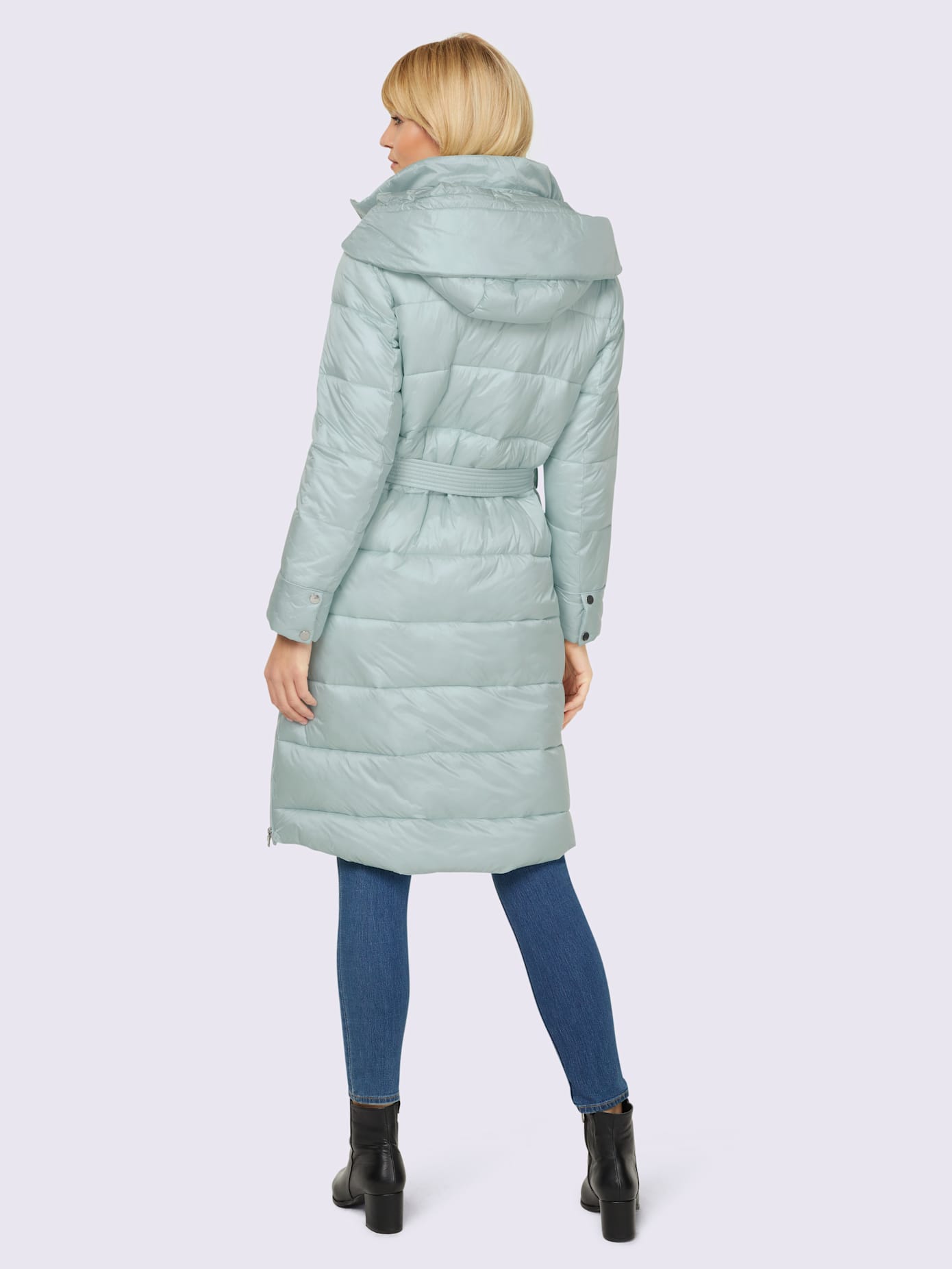 Manteau matelassé matelassage affinant