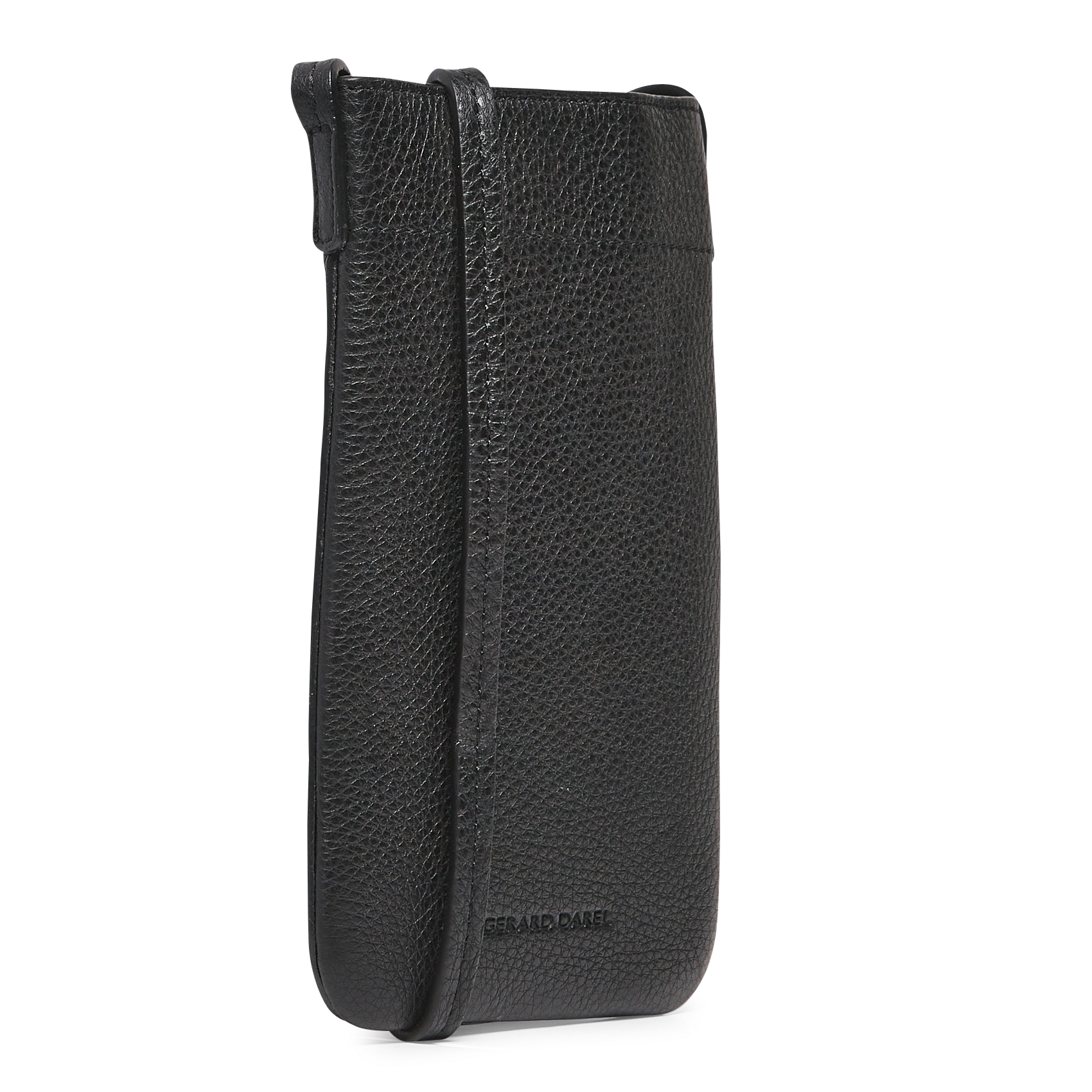 LADYPHONE - Mini sac bandoulière en cuir | Noir