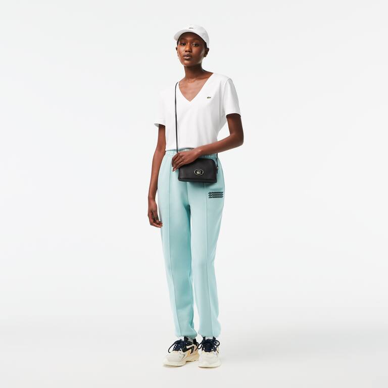 Sac dôme femme Lacoste en cuir grainé à bandoulière Sacs à bandoulière - Noir - Lacoste - Femme
