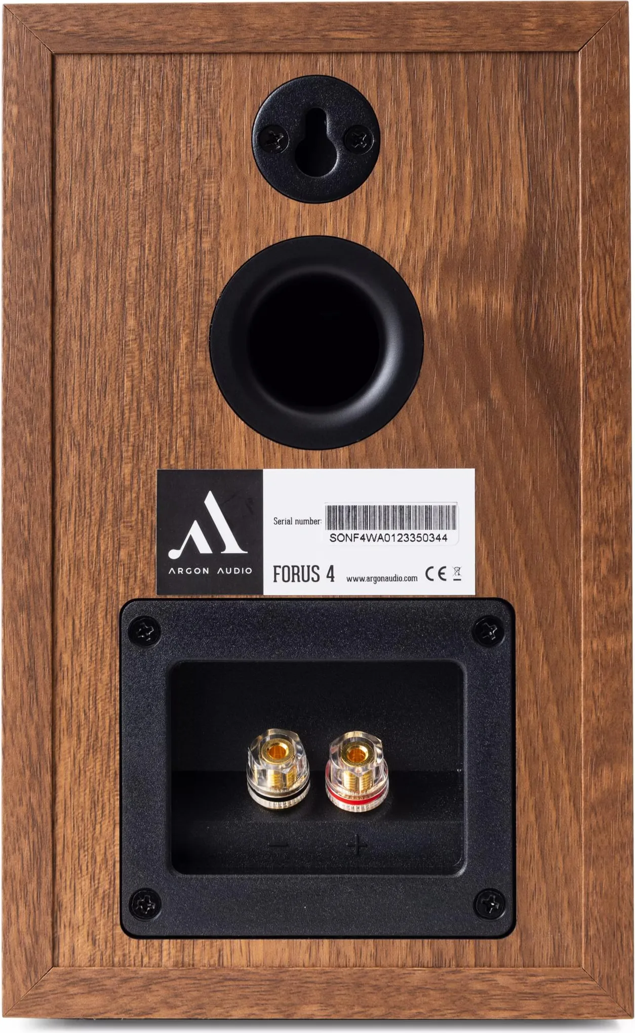 Argon Audio Forus 4 Noyer (la paire) Enceintes bibliothèque