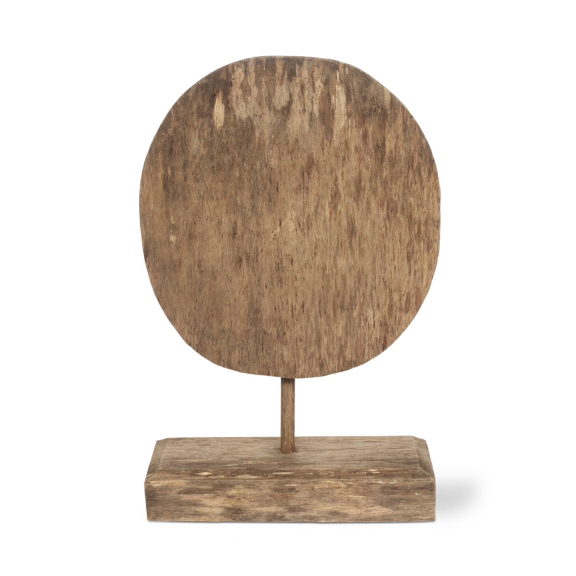 Buddha-Gesicht auf Ständer, natur, H 40 cm, B 24 cm, T 14 cm von fischer's lagerhaus