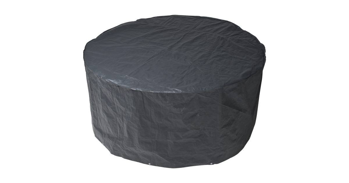 NatureBeschermhoes voor tuinmeubelset rond afdekking  (Zwart, 6030604)