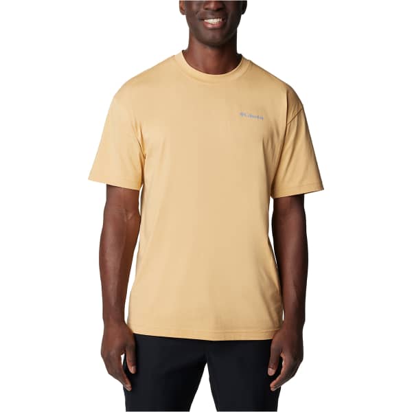 T-shirt COLUMBIA BLACK BUTTE GRAPHIC TEE LIGHT CAMEL/ROAD TRIP VIBES
