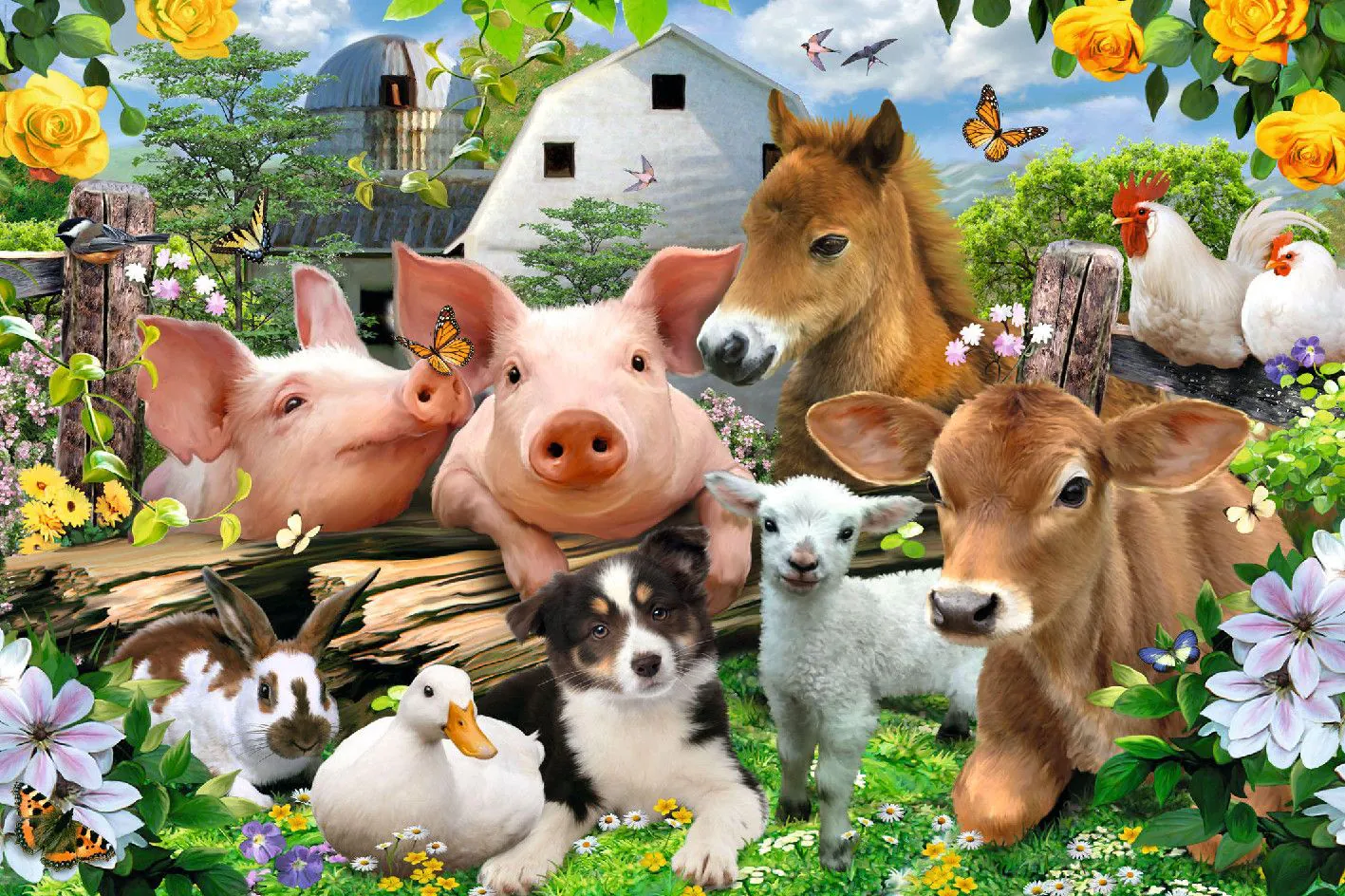 Poster Farm Animals, 61 x 91 cm