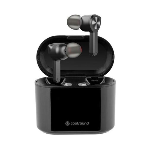 Fones de ouvido intra-auriculares TWS V10 Touch Bluetooth Preto Coolsound