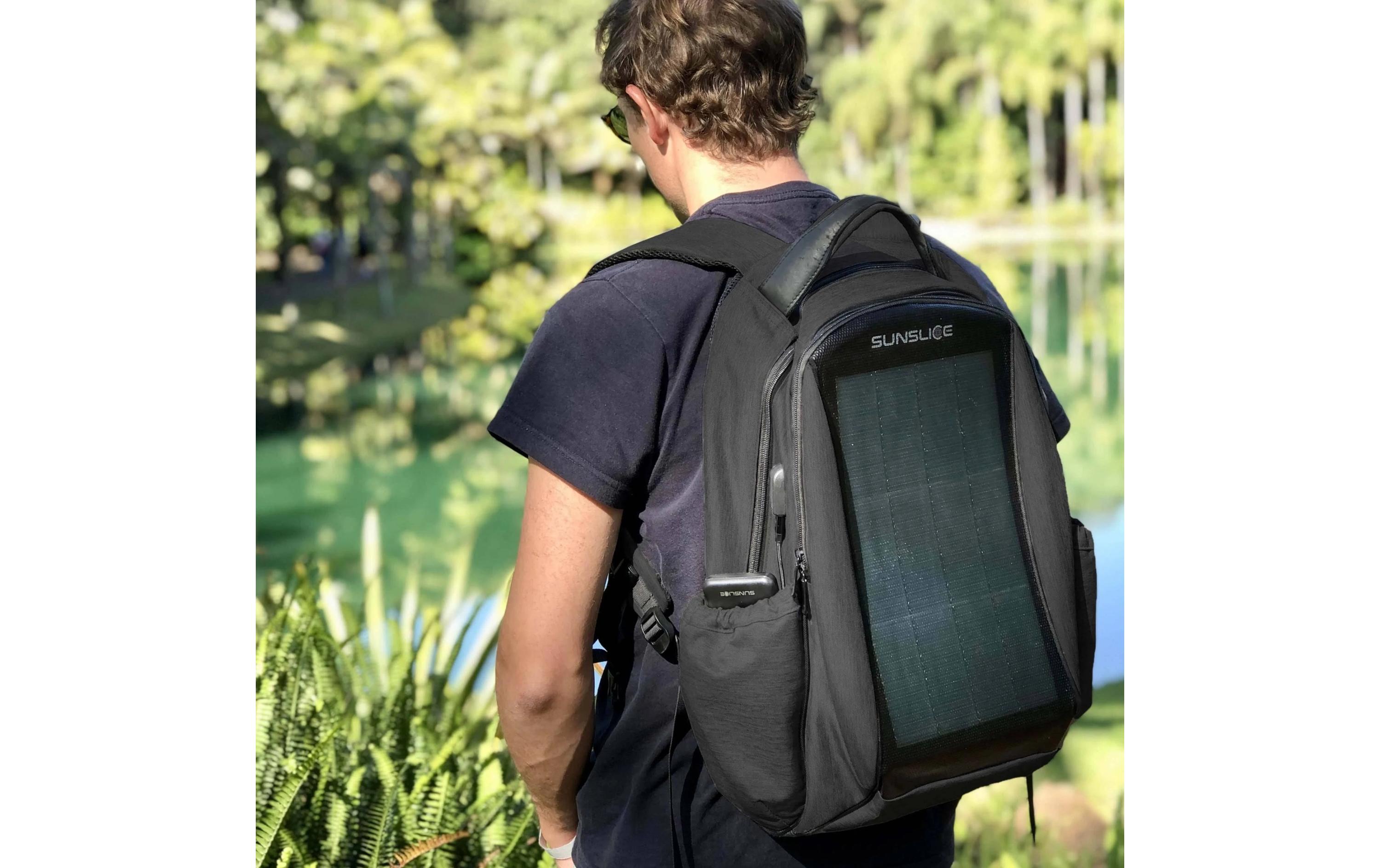 Zenith – Solar Backpack – Grau 8 W<br>Leichter und praktischer Solarrucksack