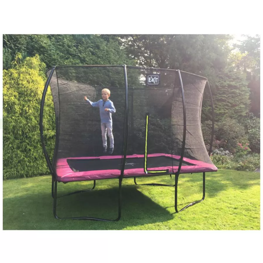 EXIT Trampolin Silhouette Rechteckig 214x305 cm - grün