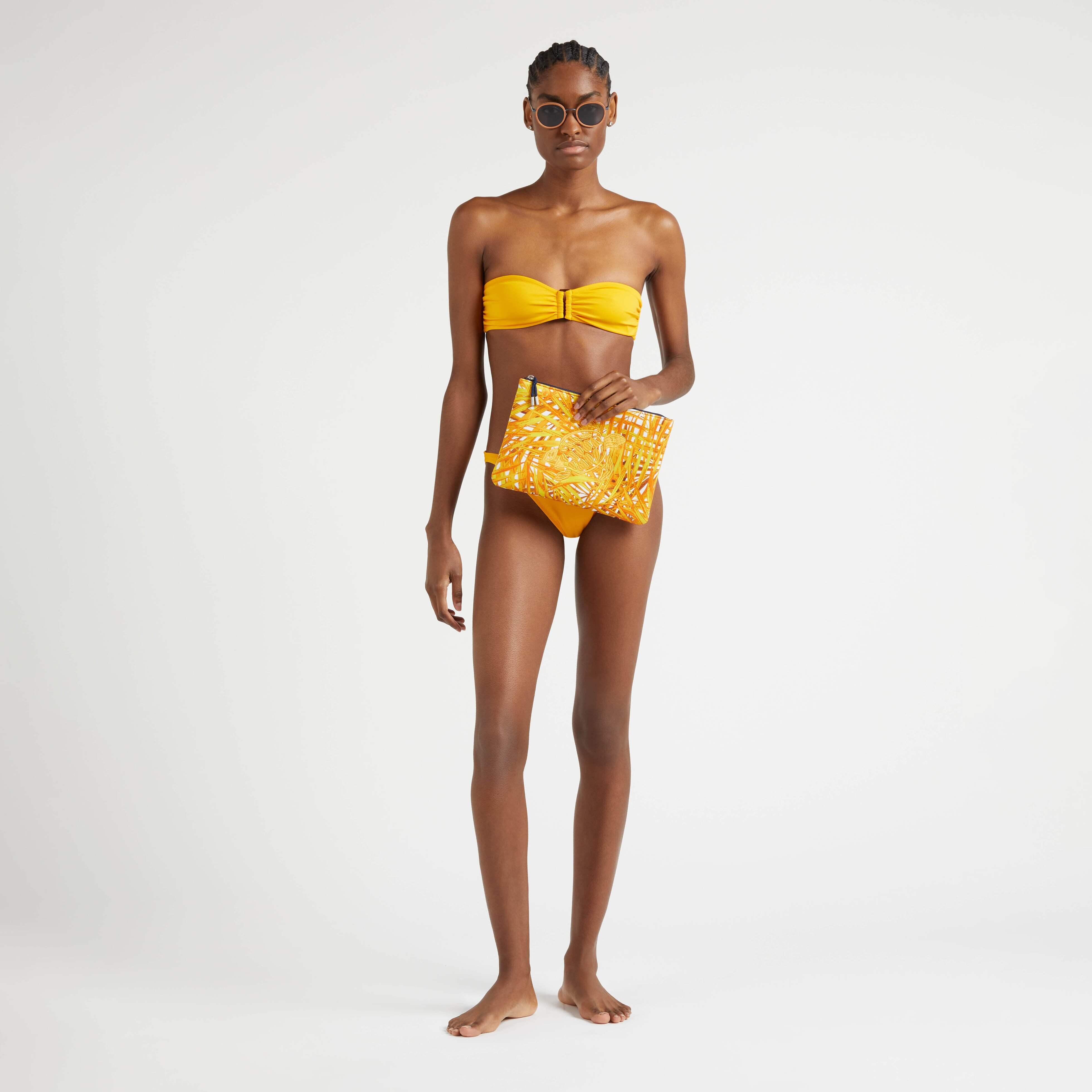 Bas de Maillot de Bain Mini Slip Femme Uni