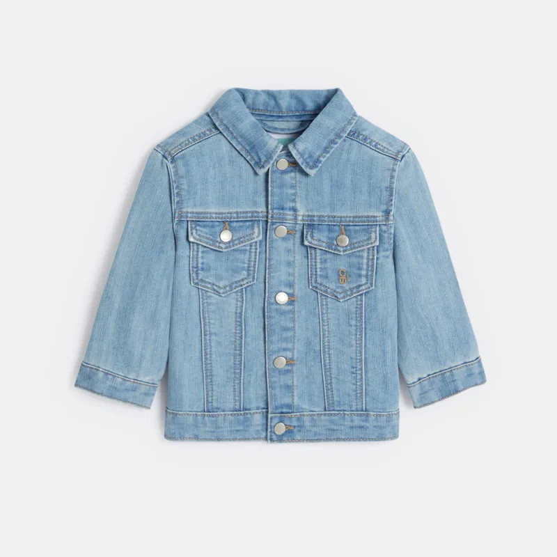 Veste en jean bleu bébé fille Bleu