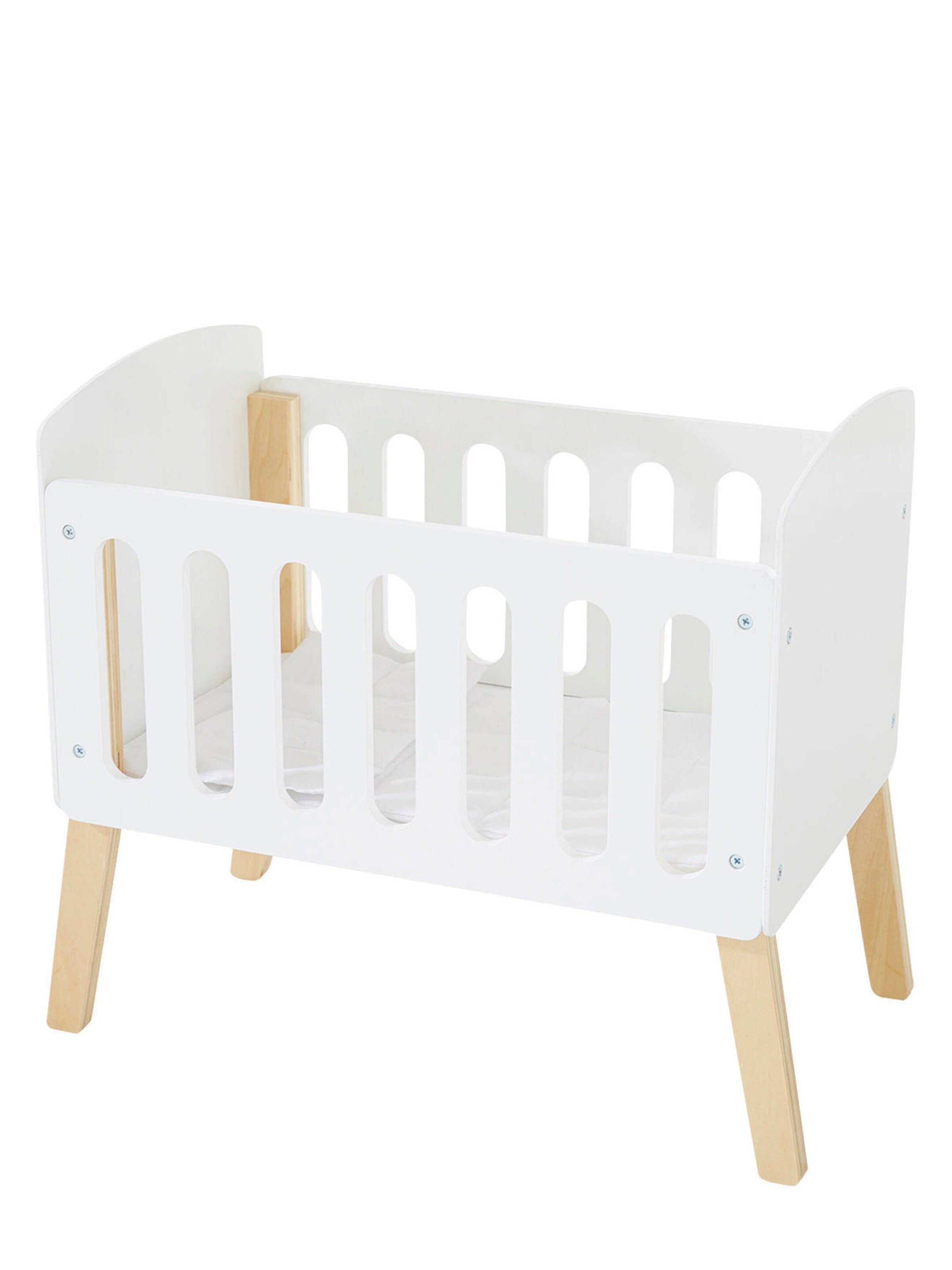 Vertbaudet Puppenbett PETITE MAISON Holz FSC® weiß/natur