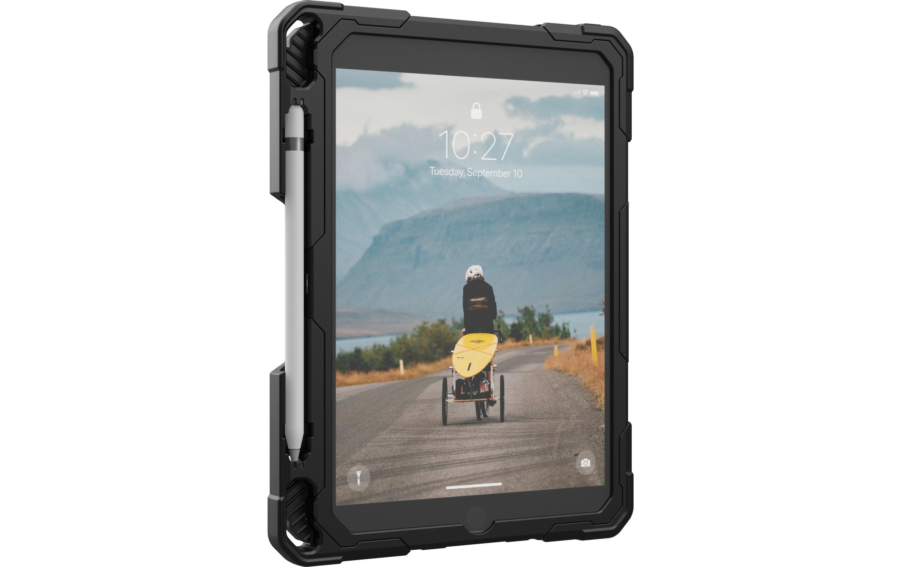 Tablet Back Cover Plasma iPad (7/8/9th Gen.) Ice/BlackRobuste Tablet-Schutzhülle mit Handschlaufe für das Apple iPad (7/8/9th Gen.)