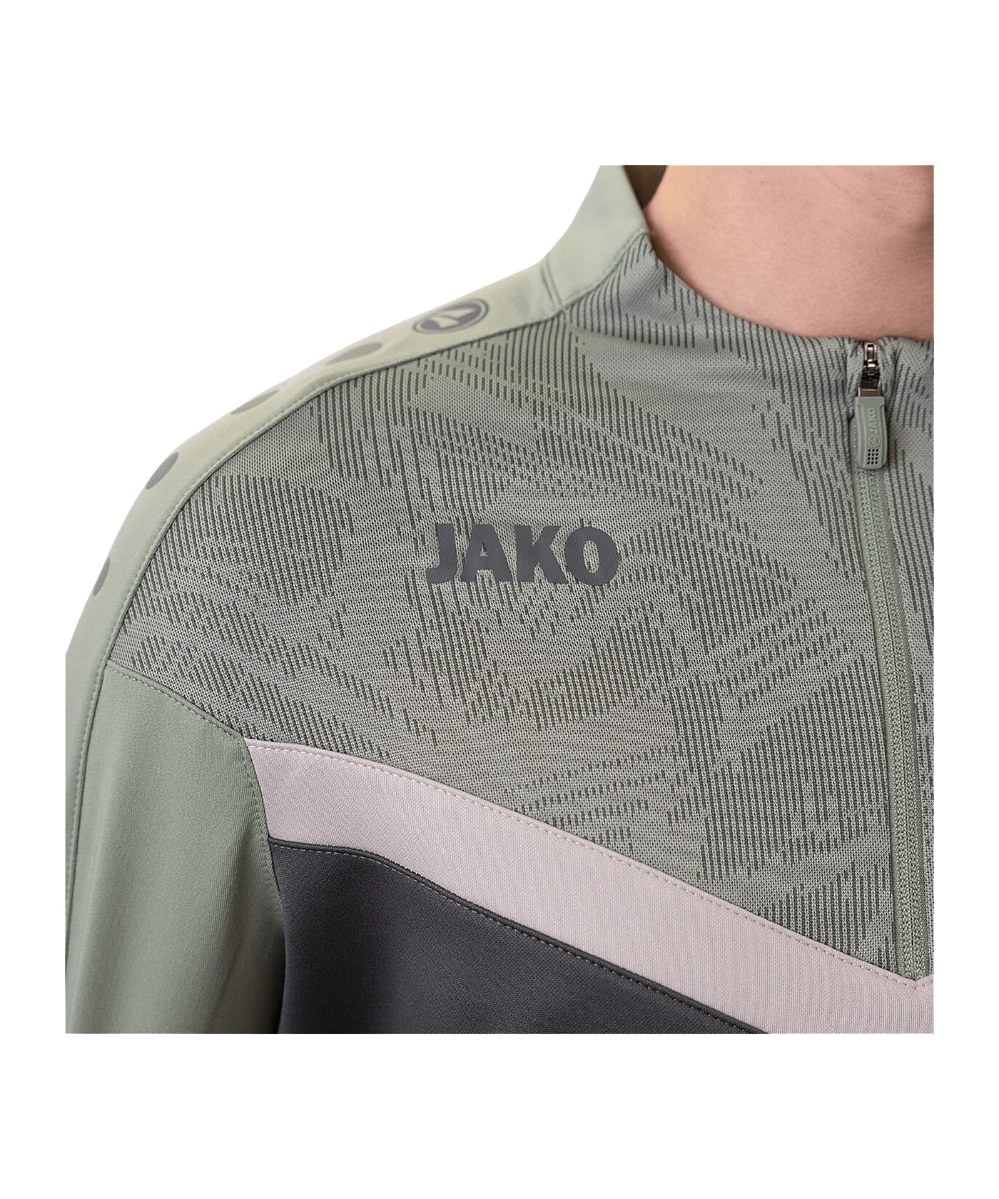 JAKO Iconic HalfZip Sweatshirt Grau F852