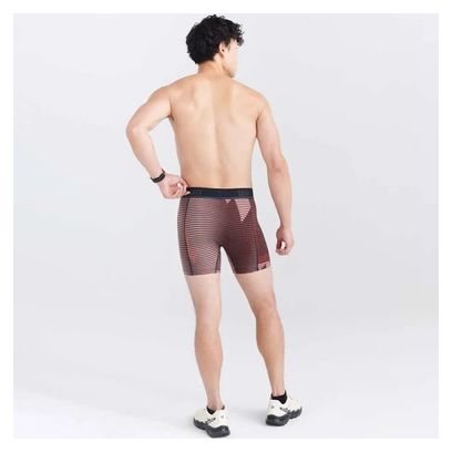 Boxer Saxx Kinetic L-C Mesh Brief Optic Mountain Rouge Brique