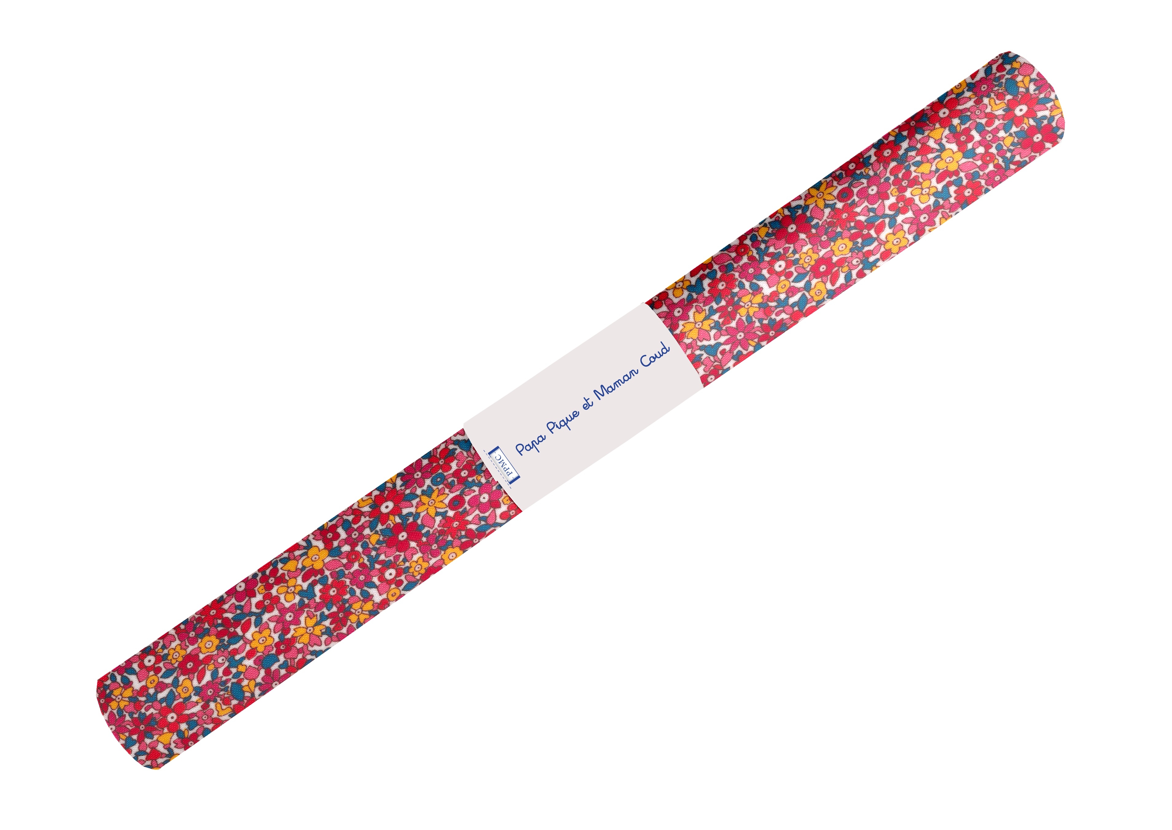 Coupon Tissu Enduit De 35Cm Cocktail De Fleurs