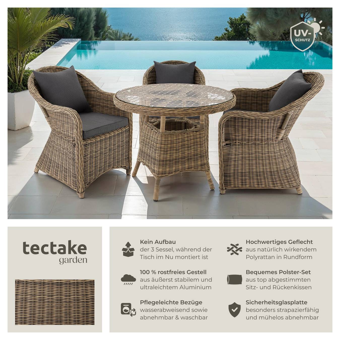 Rattan Sitzgruppe Zürich