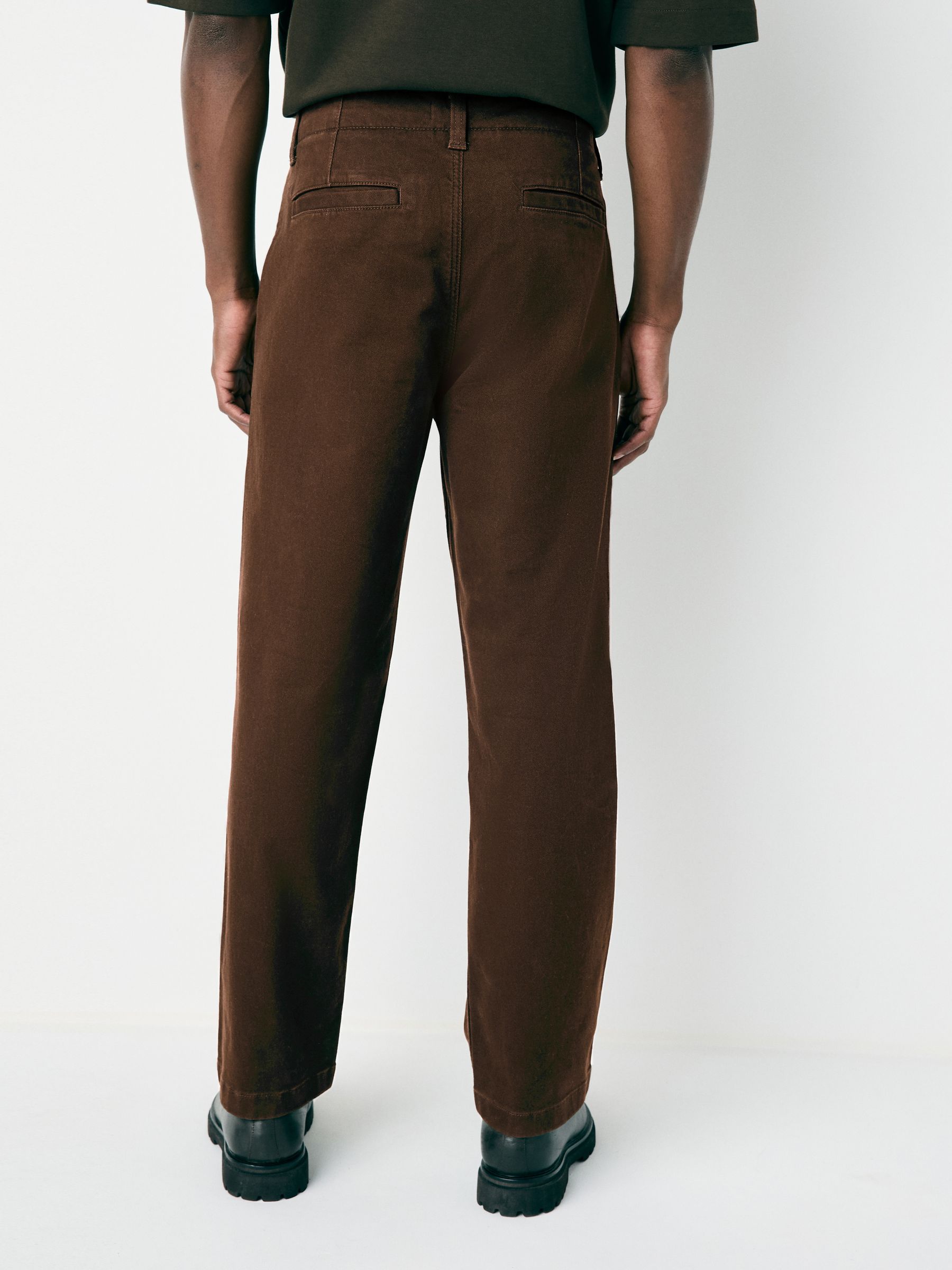Bruin - Relaxed fit - Authentic Cotton Rich Stretch Trousers