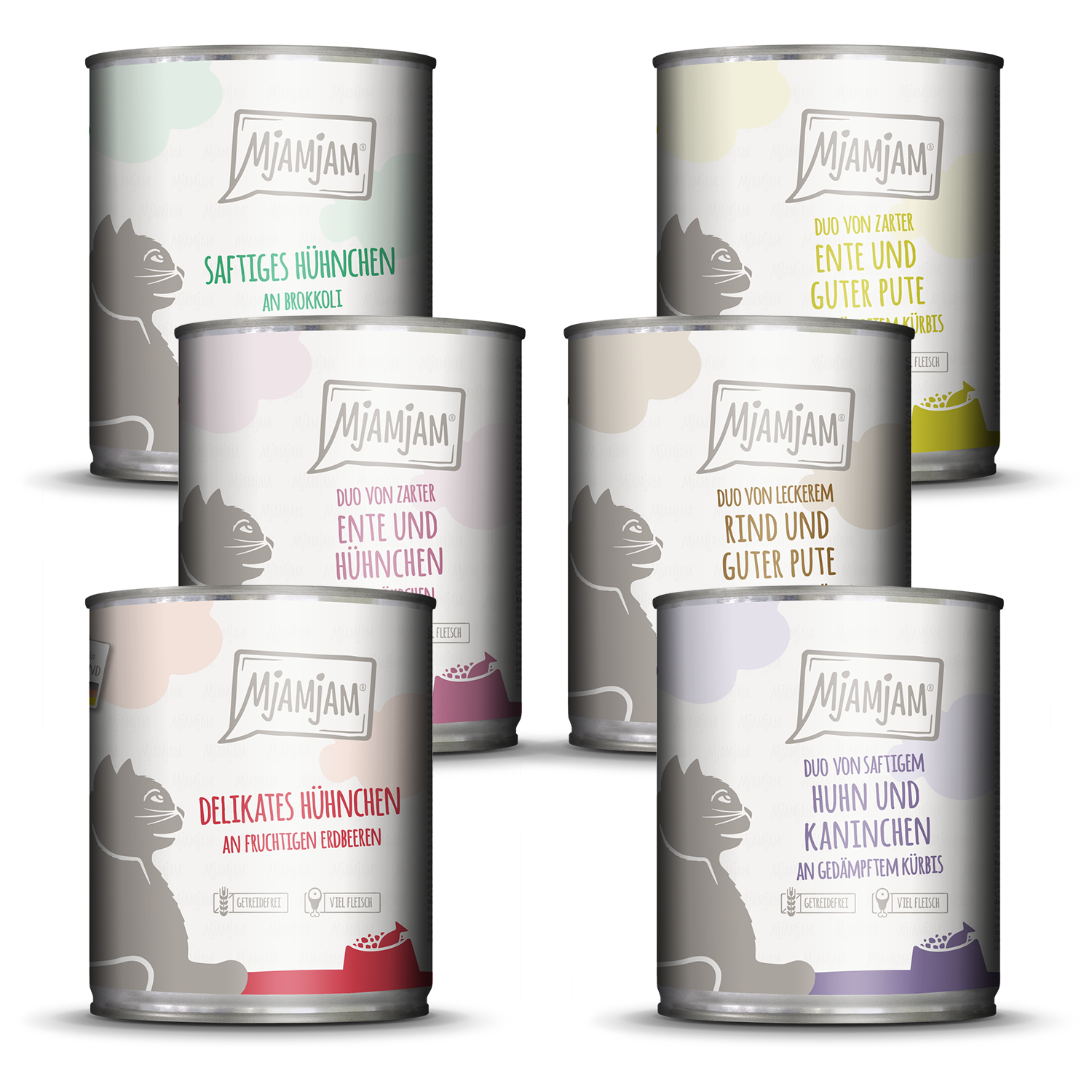 Mixpaket 6 für deine Katze 6 x 800g
