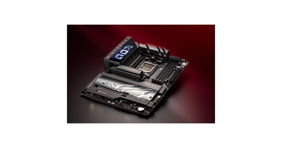 ASUSROG CROSSHAIR X870E HERO socket AM5 moederbord  (5Gb-LAN,  2,5Gb-LAN, Wi-Fi 7, BT, Sound, ATX)