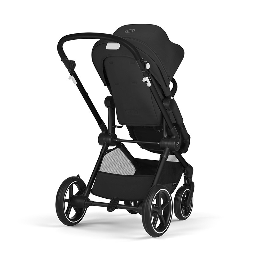 Poussette 2 en 1 Eos Lux black/moon black + siège-auto Aton B2 i-Size