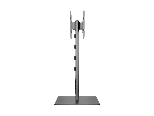 Multibrackets M Public Display Stand 180 HD Back to Back Black w. Floorbase - Stativ - for 2 LCD displays - aluminium, stål - sort - skærmstørrelse: 55