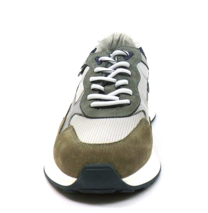 Australian Footwear Sheffield grey leather grey-green-blue