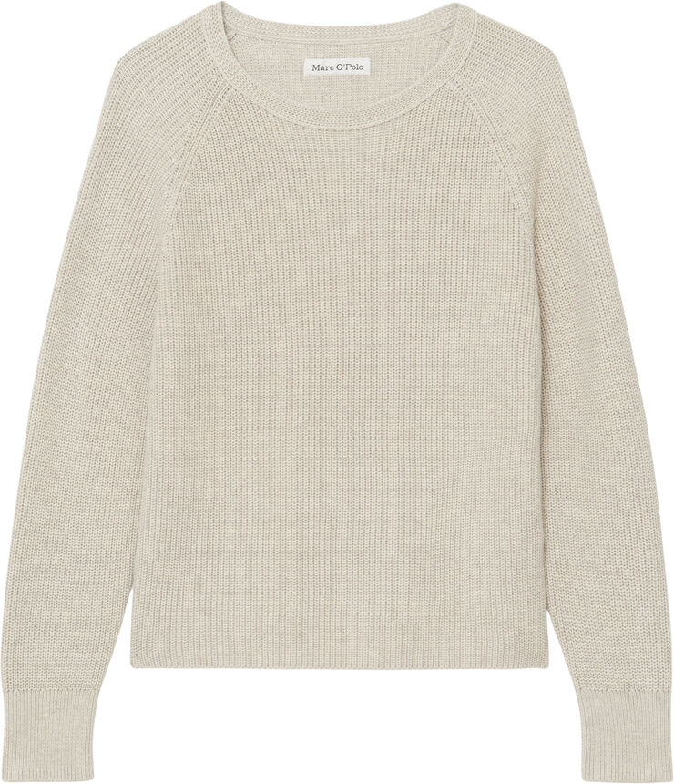 Marc O’Polo Pullover, longsleeve, round-neck Sandy melange