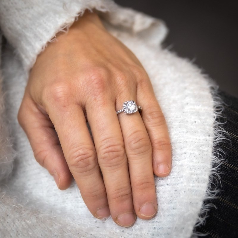 Bague Femme Rhodium LUCIDA